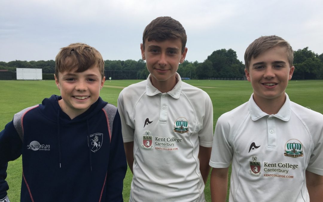 Three Canterbury Academy students in county cricket side over weekend