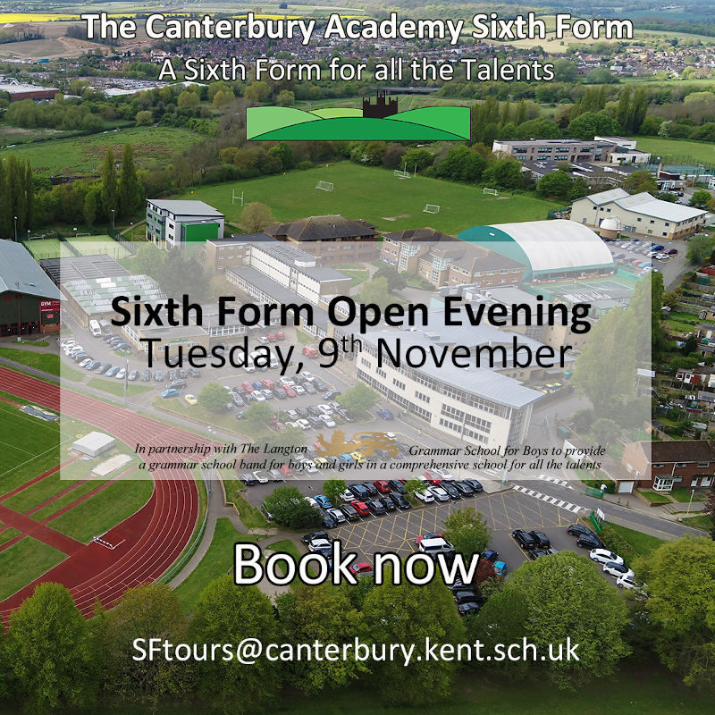 Sixth Form Open Evening 9 November 2021