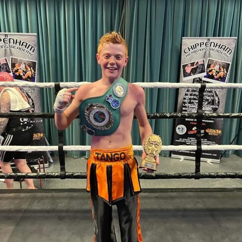 Aston Young Continues Kick Boxing Journey