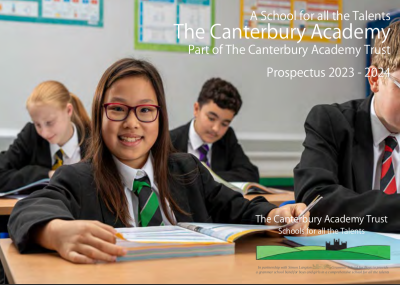 The Canterbury Academy Secondary Prospectus 2023-24